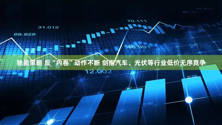 驰盈策略 反“内卷”动作不断 剑指汽车、光伏等行业低价无序竞争